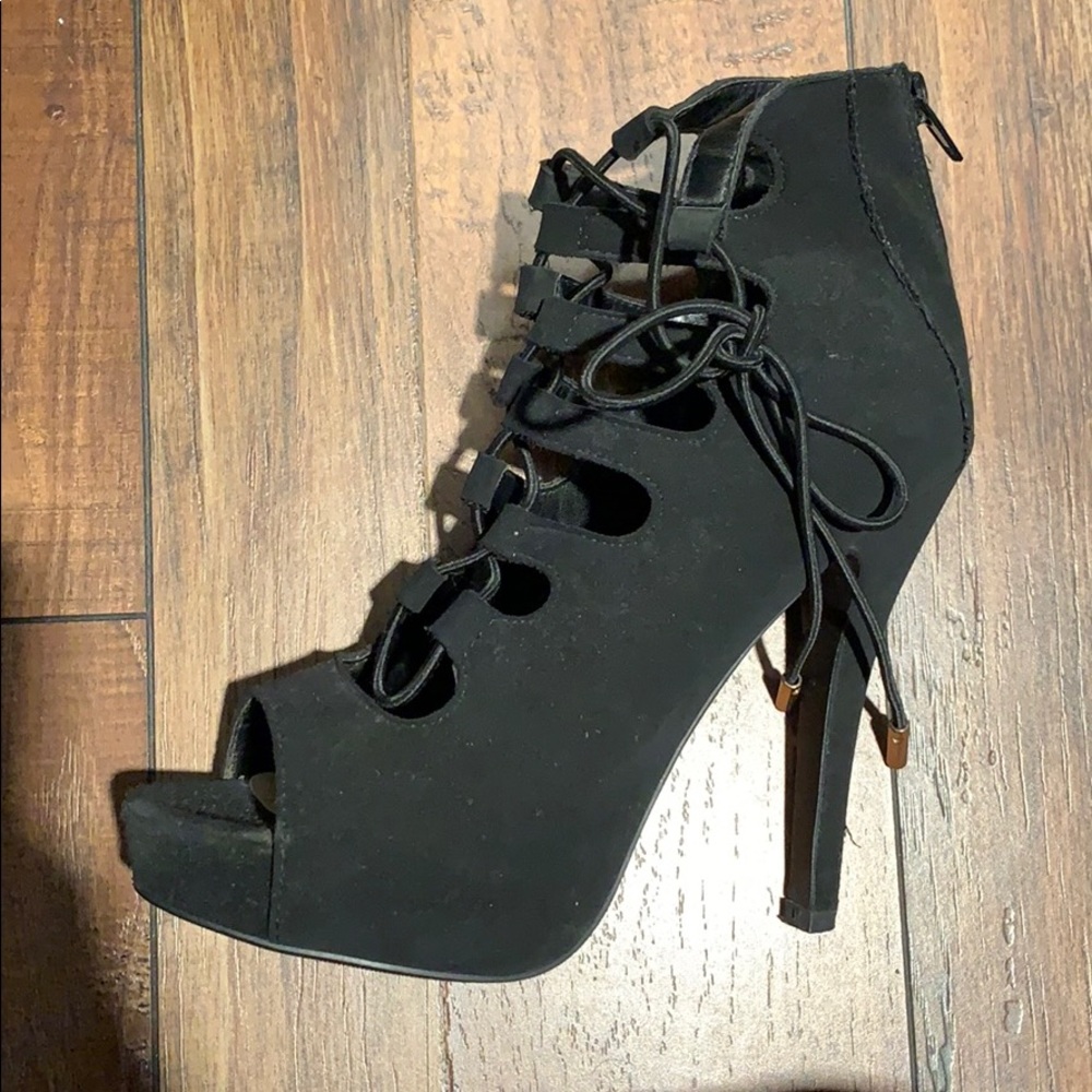 black heels